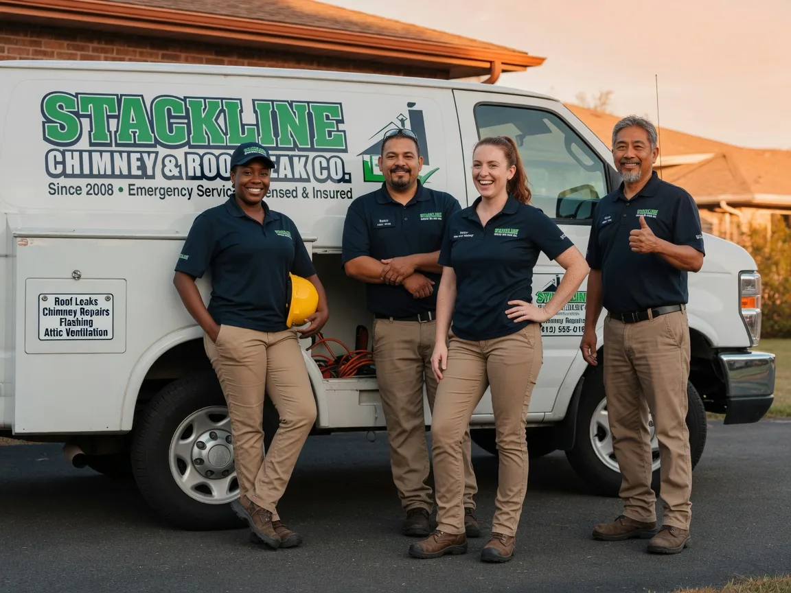 Chimney flashing repair company in Hortonville, WI